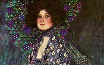 Emilie Floge 1902 Symbolism Gustav Klimt Oil Paintings
